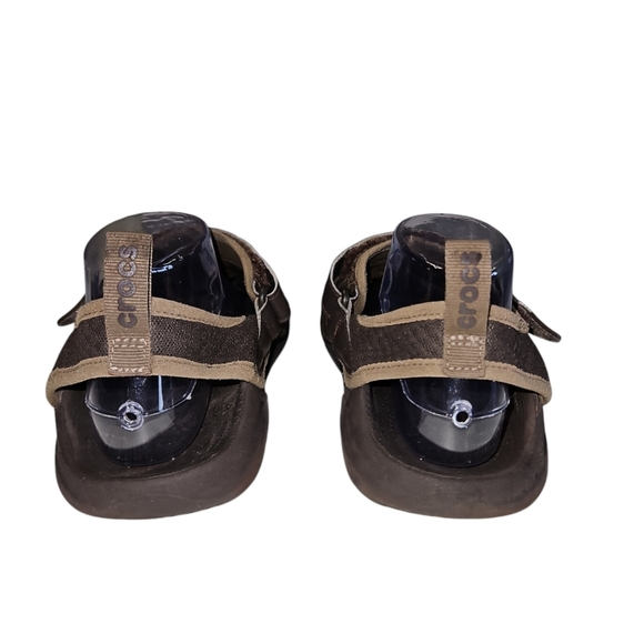 Crocs Men's Swiftwater Mesh Deck Sandals Brown Size 9 - Picture 4 of 7